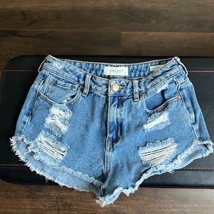 Pac Sun Hi Rise Festival Short sz 25